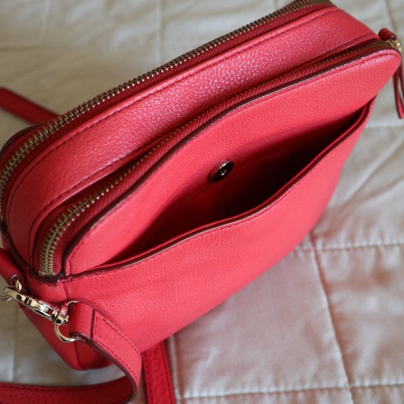 Poppy Red Fossil Crossbody Purse - Picture 9 of 16
